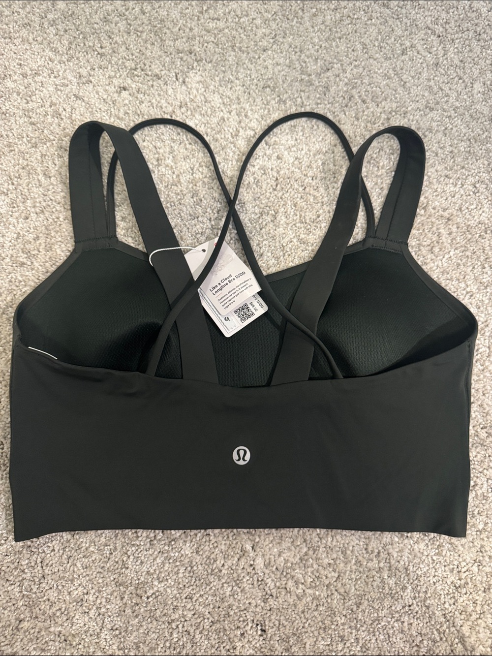 NWT Lululemon Like a Cloud Longline Bra 8 D/DD In Dark Olive